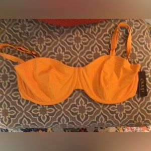 CUUP The Balconette Underwire Swim Top 38H NWT